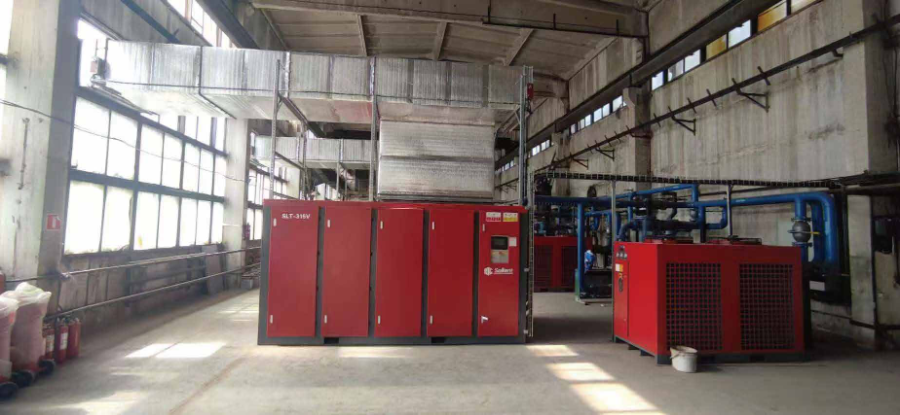 Compressor room installation