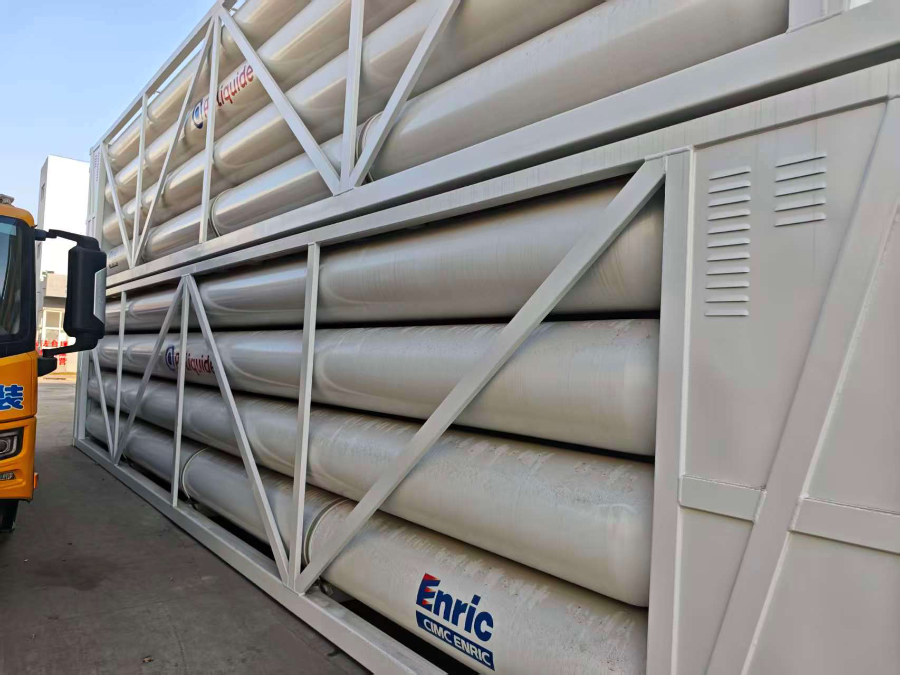 Hydrogen storage skid